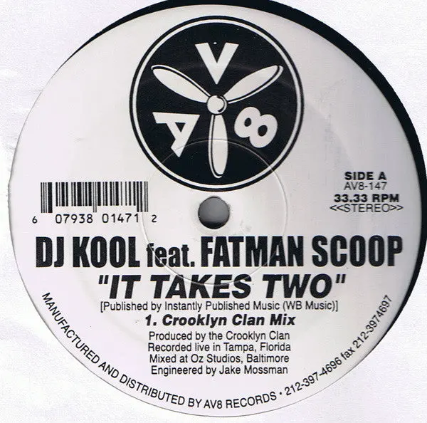 Dj Kool Feat. Fatman Scoop - It Takes Two (12") (M) 1