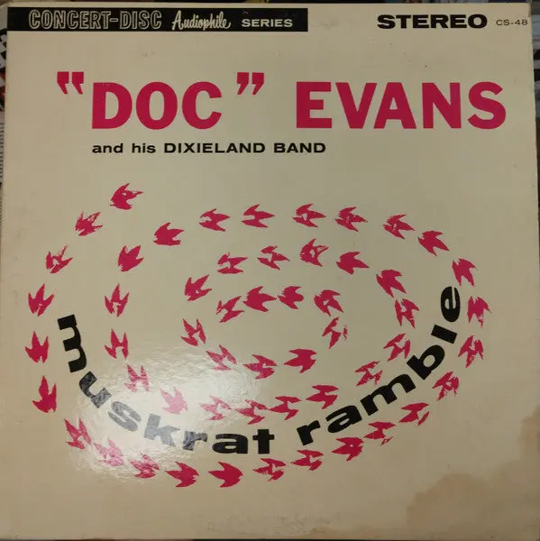 Doc Evans And His Dixieland Band - Muskrat Ramble (Lp, Album) (Vg+) 1
