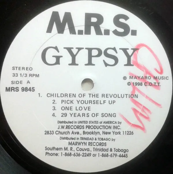 Gypsy - Children Of The Revolution (Lp) (Vg+) 1