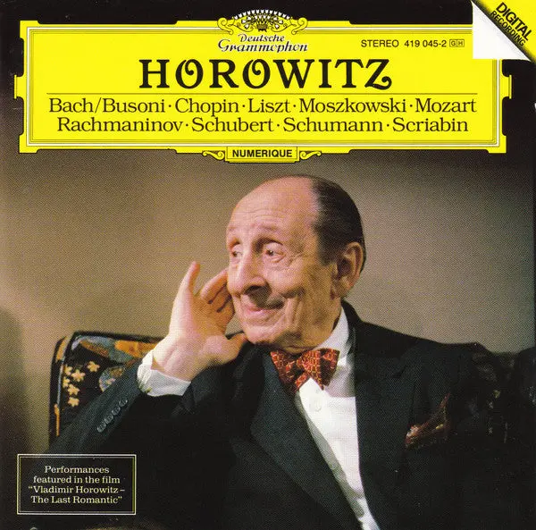 Horowitz* - Bach/Busoni · Chopin · Liszt · Moszkowski · Mozart · Rachmaninov · Schubert · Schumann · Scriabin (Cd, Album) (Nm Or M-) 1