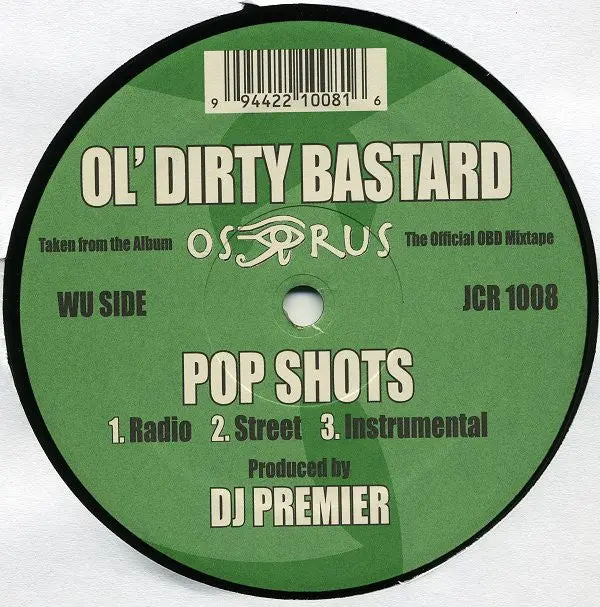 Ol' Dirty Bastard - Pop Shots (12") (M) 1