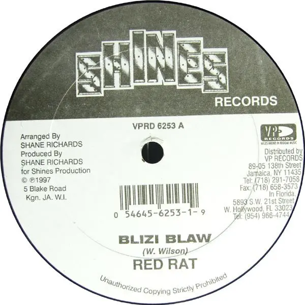 Red Rat / Goofy - Blizi Blaw / Any Thing Can Happen (12") (M) 1
