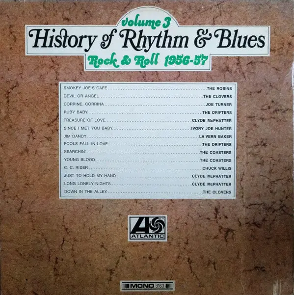 Various - History Of Rhythm & Blues Volume 3 Rock & Roll 1956-57 (Lp, Comp, Mono) (Vg+) 1